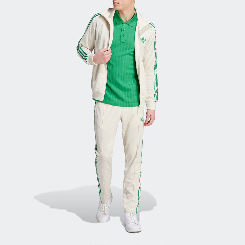 adidas originals Adicolor 70s Monogram Track Top 'White Green' IP6981
