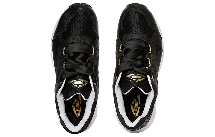(WMNS) PUMA Prevail Heart Low Running Shoes Black/White 365649-01