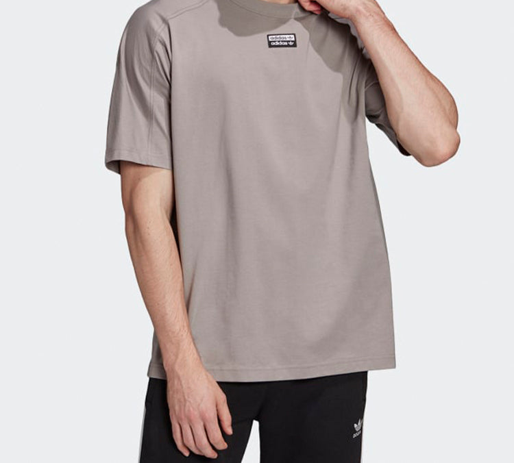 adidas originals Small Logo Sports Short Sleeve Gray FM2219