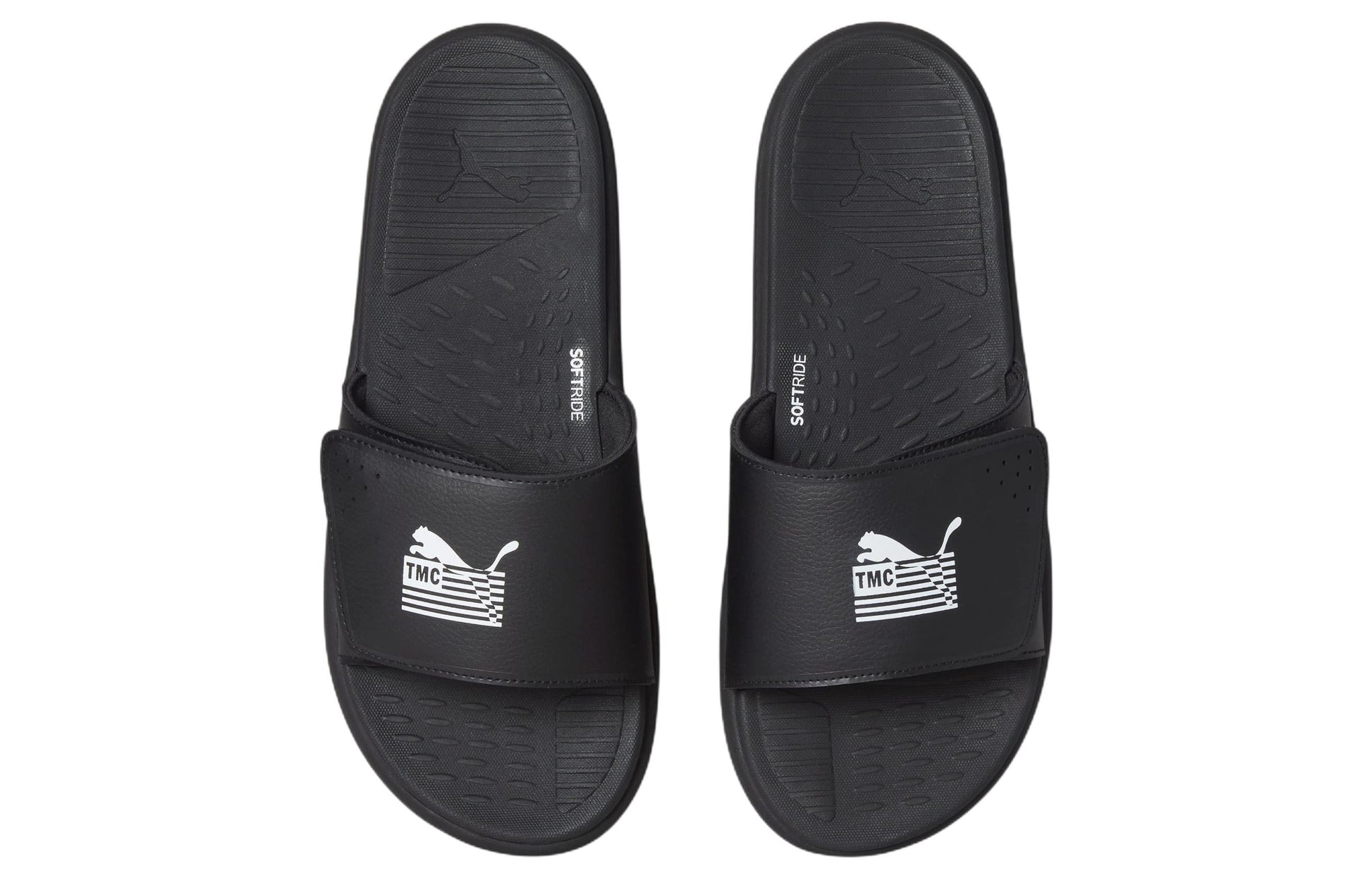 PUMA Nipsey Hussle x Softride Slide 'The Marathon Continues - Black White' 385050-02