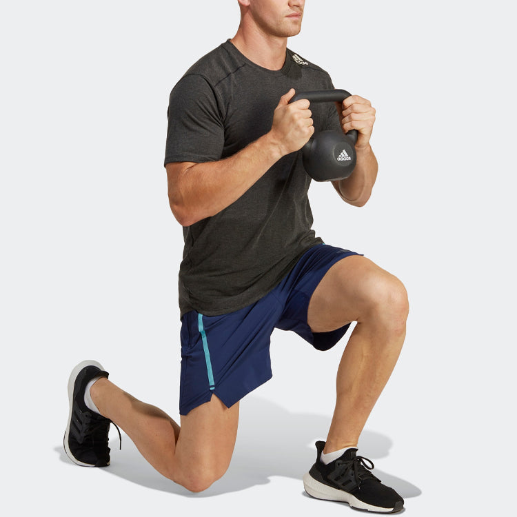adidas Workout Teach Not Preach Shorts 'Dark Blue' HS7504
