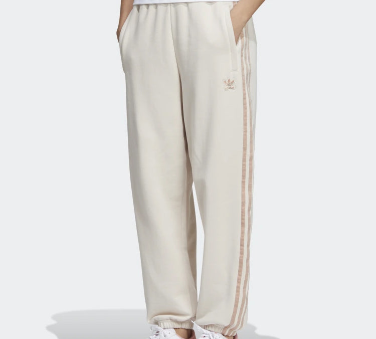 (WMNS) adidas Cuffed Sweatpants 'Linen' GM6699