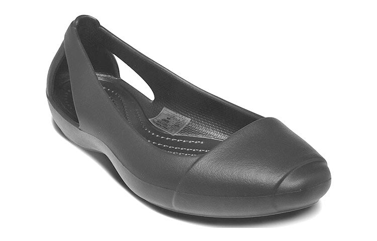 (WMNS) Crocs Sienna Flat Sandals 'Black' 202811-001