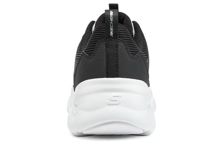 (WMNS) Skechers D'lites Airy 3.0 'White Black' 896073-BKW