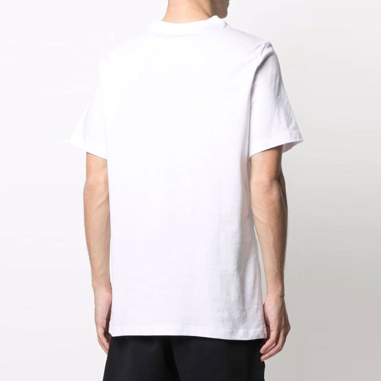 Nike Pattern Printing Round Neck Short Sleeve White DD1326-100