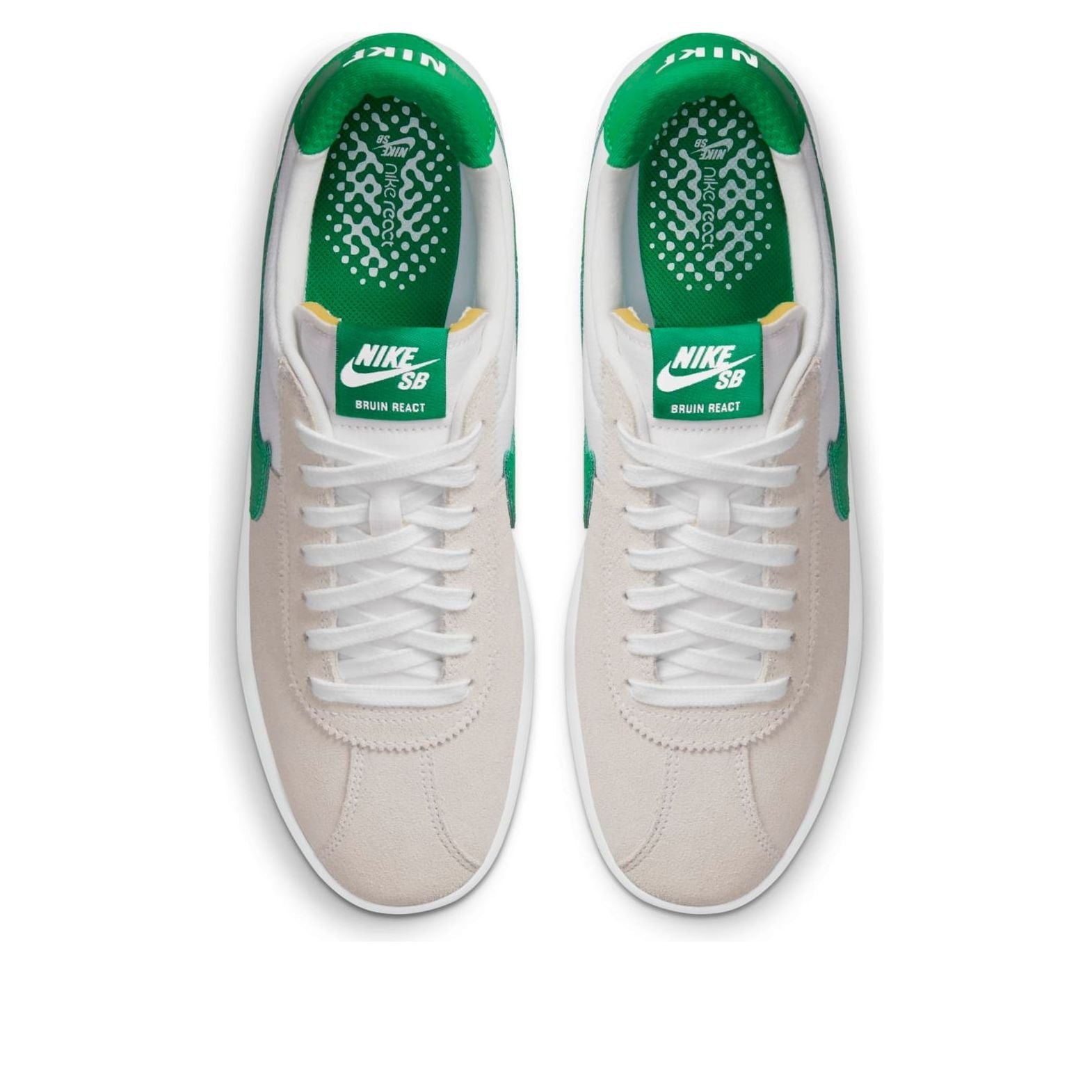 Nike Bruin React SB 'White Lucky Green' CJ1661-101