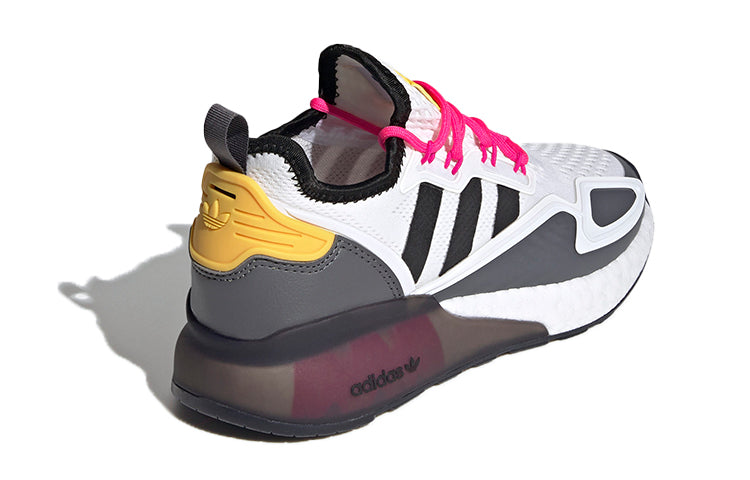(GS) adidas Ninja x ZX 2K Boost J 'Time In - White Grey' FZ0481