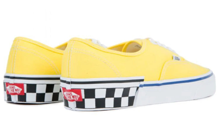 Vans Authentic 'Check Block - Blazing Yellow' VN0A38EMVJS
