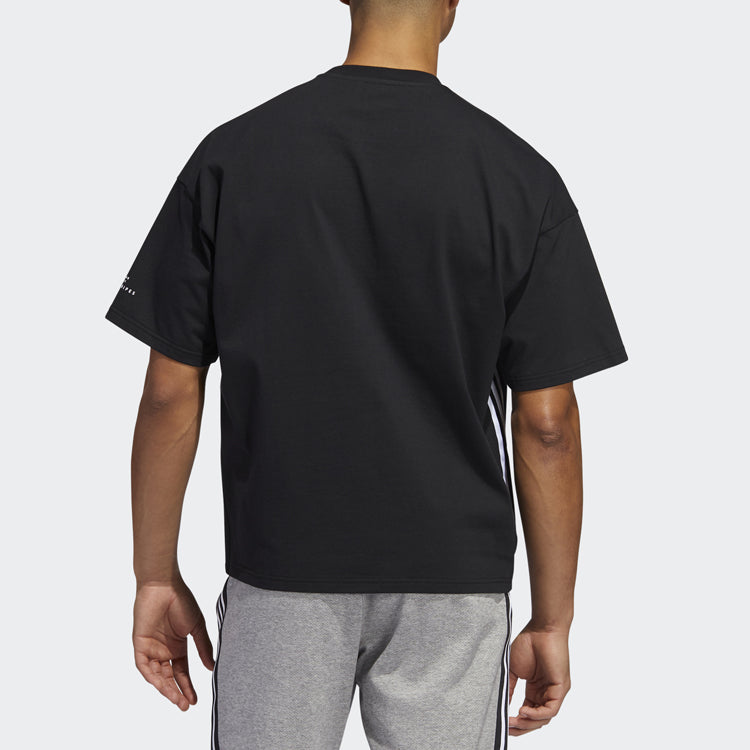 adidas M Mh Loose Tee Sports Short Sleeve Black GC9947