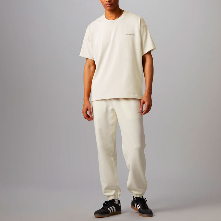 adidas x Pharrell Humanrace Small Logo Sweatpants 'White' HG2686