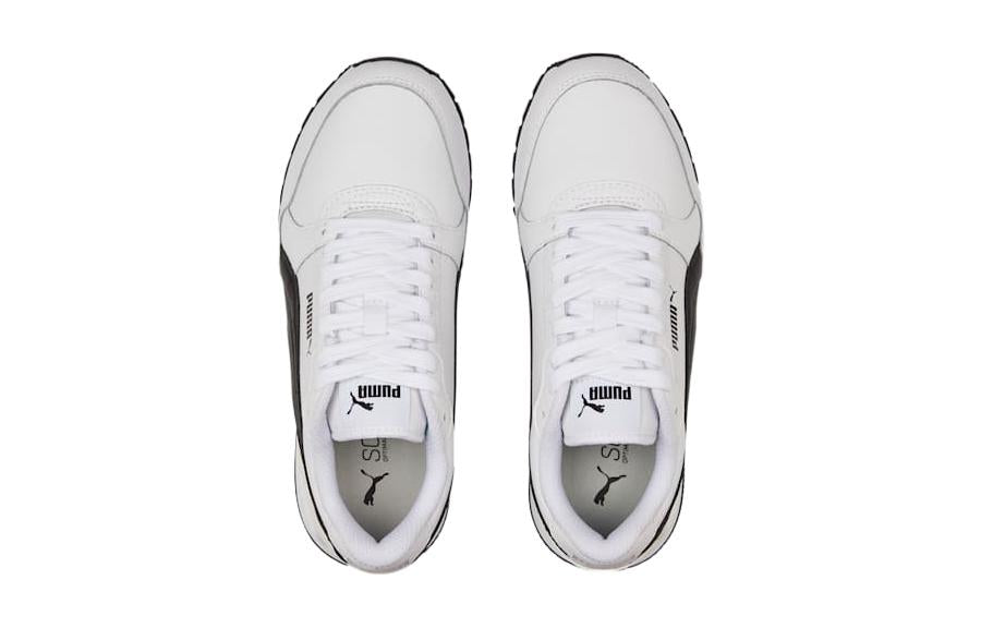 (GS) PUMA ST Runner v3 Leather 'White Black' 384904-07