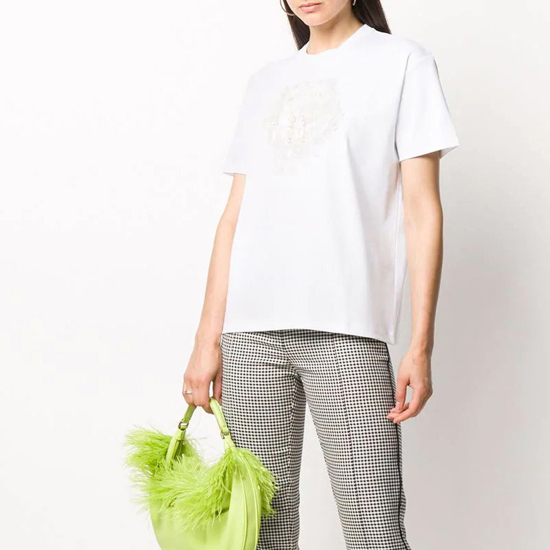 KENZO SS21 Round Neck Short Sleeve White FA52TS9584YN-01