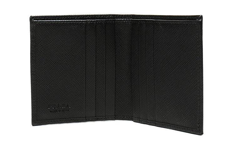 PRADA SS26 Saffiano Leather Wallet 'Black' 2MO004-QHH-F0002