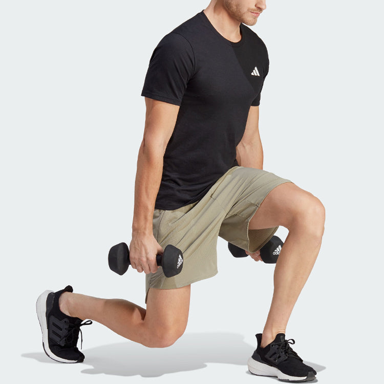 adidas Designed for Training HIIT Training Shorts 'Silver Pebble' IB9081