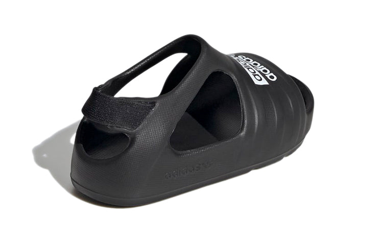 (TD) adidas originals Adilette Play Black Sandals 'Black White' EF6237