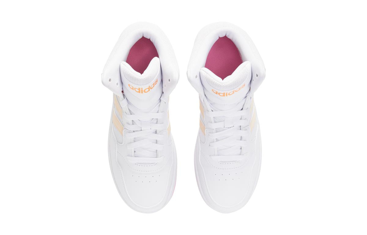 (PS) adidas Hoops Mid 3.0 K 'White Pink' HP6158