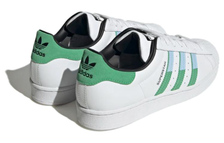 adidas Superstar Shoes 'Green Blue Dawn' HQ2168