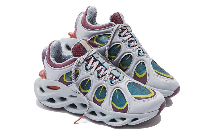 (WMNS) Li-Ning Arc 'Grey Burgundy' ARHP226-3