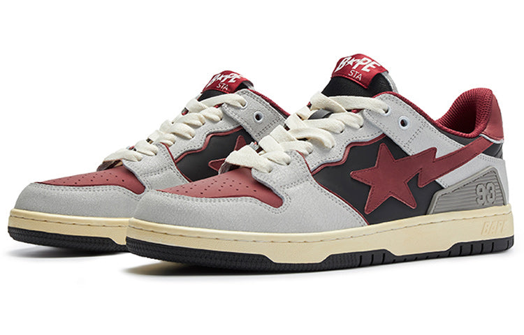 A Bathing Ape Sk8 Sta #4 'Red' 1I20-191-021