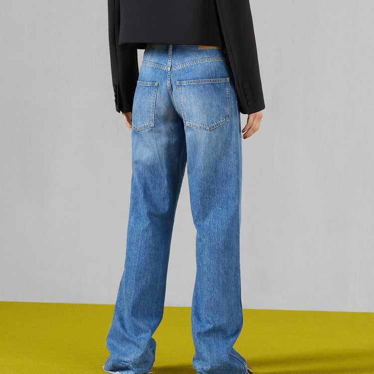 (WMNS) Gucci Denim Pant 'Blue' 764349-XDCSG-4447