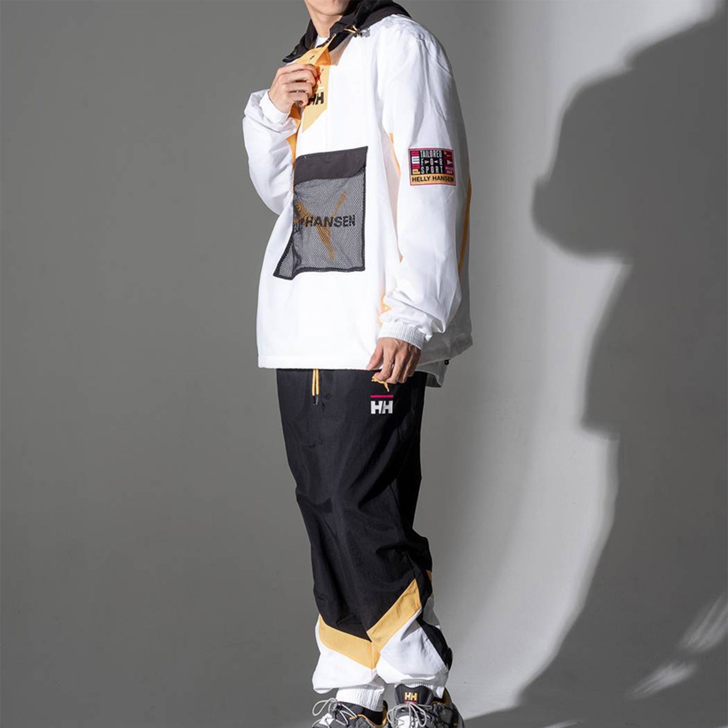 PUMA x HELLY HANSEN Crossover Contrasting Colors Hooded Jacket White 597142-02
