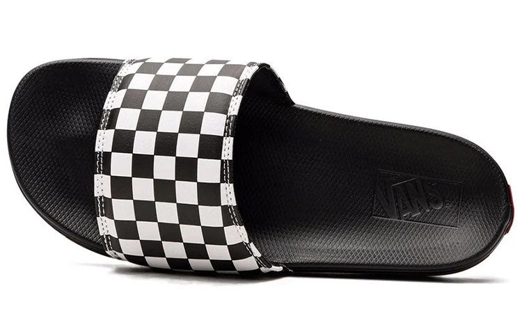 Vans Flip Flops La Costa Sports Slippers Unisex Black White Grid 'Black White' VN0A5HF5271