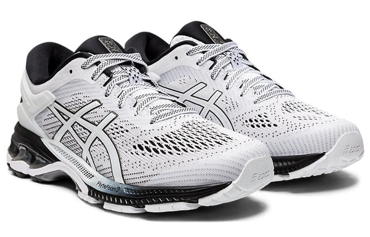 (WMNS) ASICS Gel-Kayano 26 White Black Sneakers 'White Black' 1012A457-101