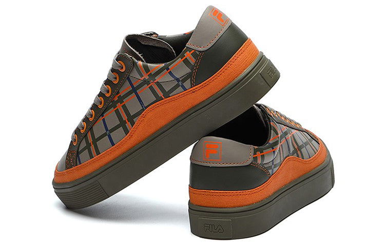 (WMNS) FILA Skate Shoes 'Gray Orange' F12W144305FFD