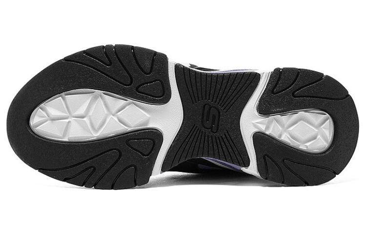 (WMNS) Skechers Stamina V6 'Black Purple' 177295-BKMT