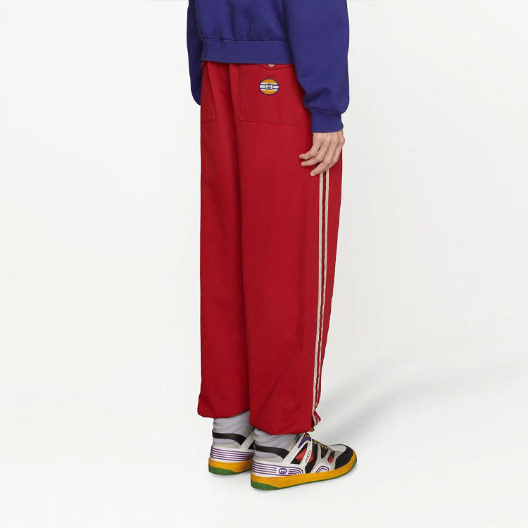 Gucci Military Cotton Drill Pant With Buckles 'Red' 653392-ZAGP0-6429