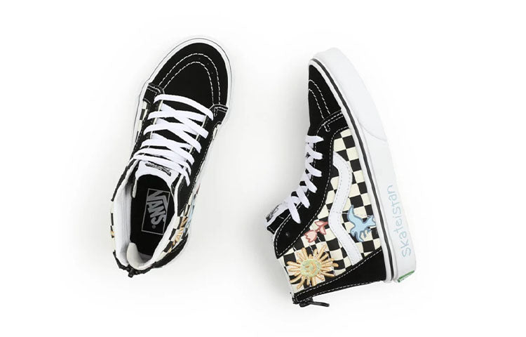 (PS) Vans x Skateistan SK8-HI Zip 'Black White' VN000W9W89C