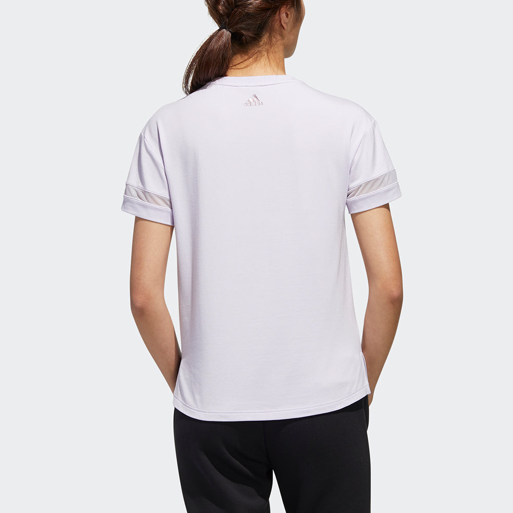 (WMNS) adidas Style Gfx T Bos Logo Printing Sports Short Sleeve Light Purple T-Shirt GJ9023