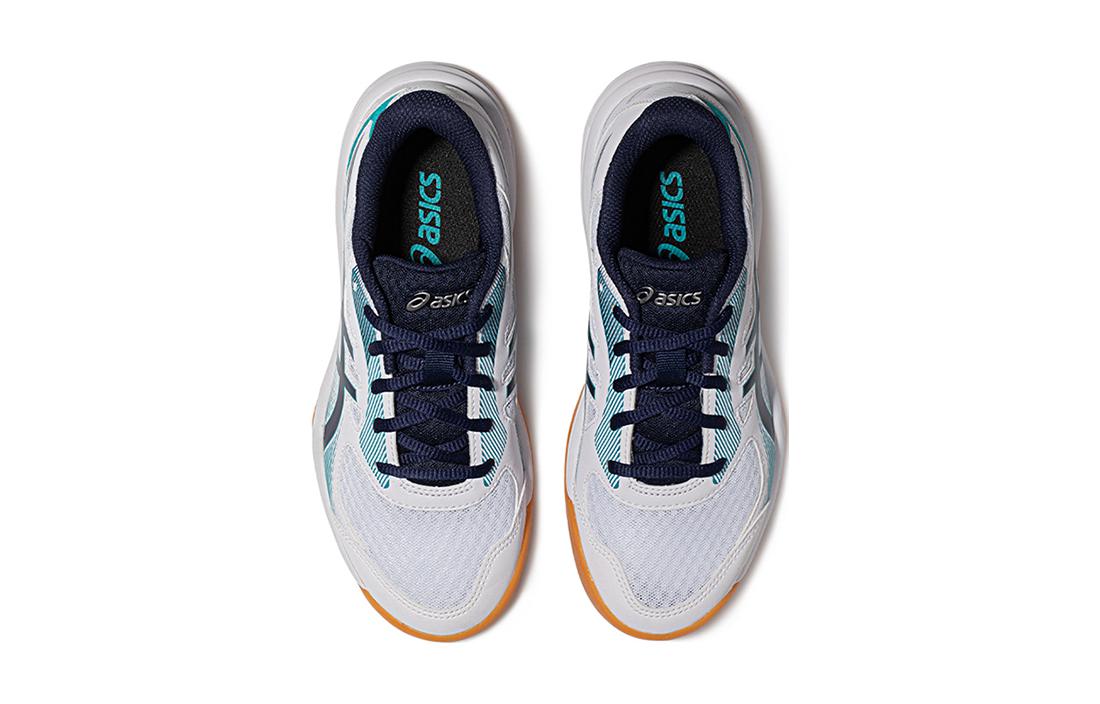 (GS) ASICS Upcourt 5 'White Peacoat Teal' 1074A039-104
