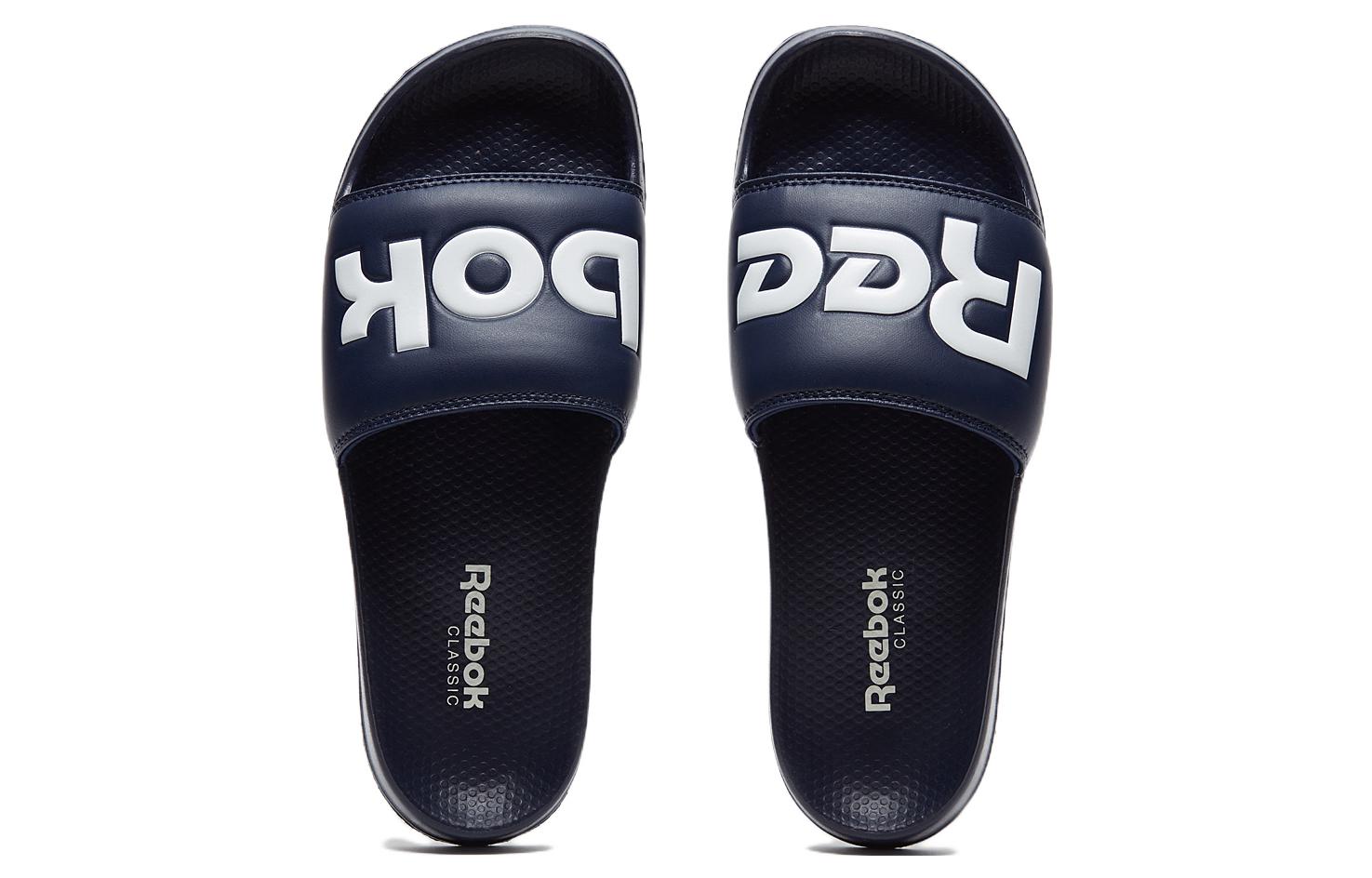 Reebok Classic Slides Sports Slippers Unisex Midnight Blue BS8186