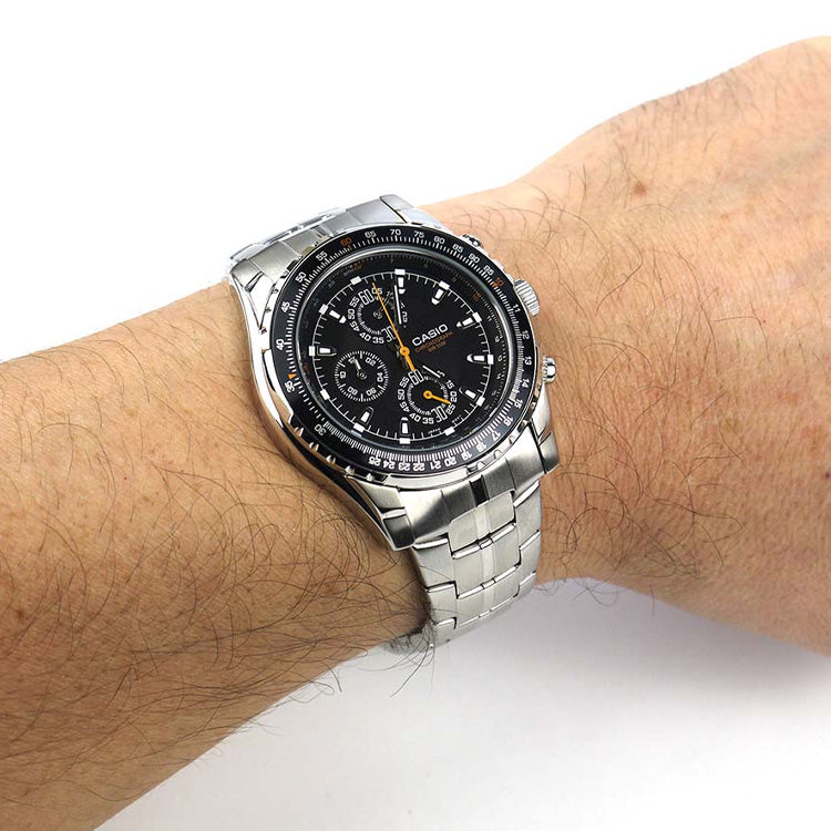 CASIO DRESS Men's MTP4500D-1AV Mens Black Analog MTP4500D-1AV2021