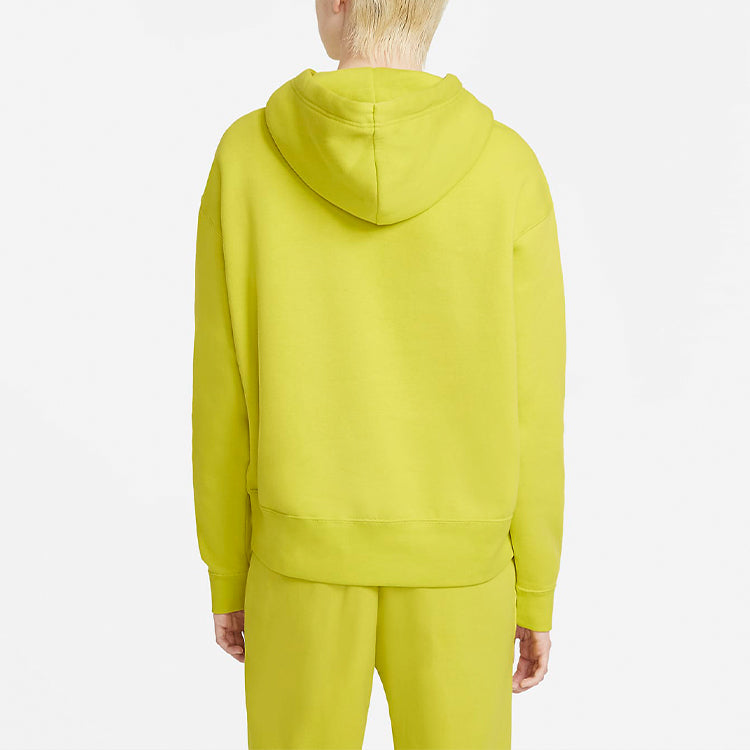 (WMNS) Nike Sportswear Casual Sports hooded Long Sleeves Hoodie Yellow Green Lime CZ2590-344