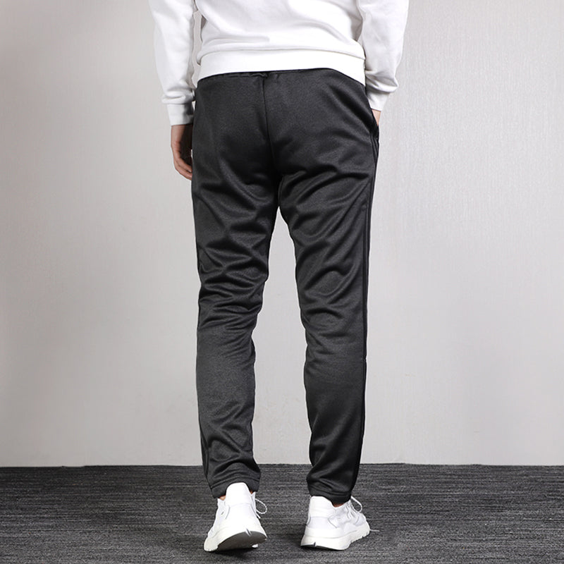 adidas Classic Stripes Logo Knitted Fleece Training Pants Men's Grey FS6896