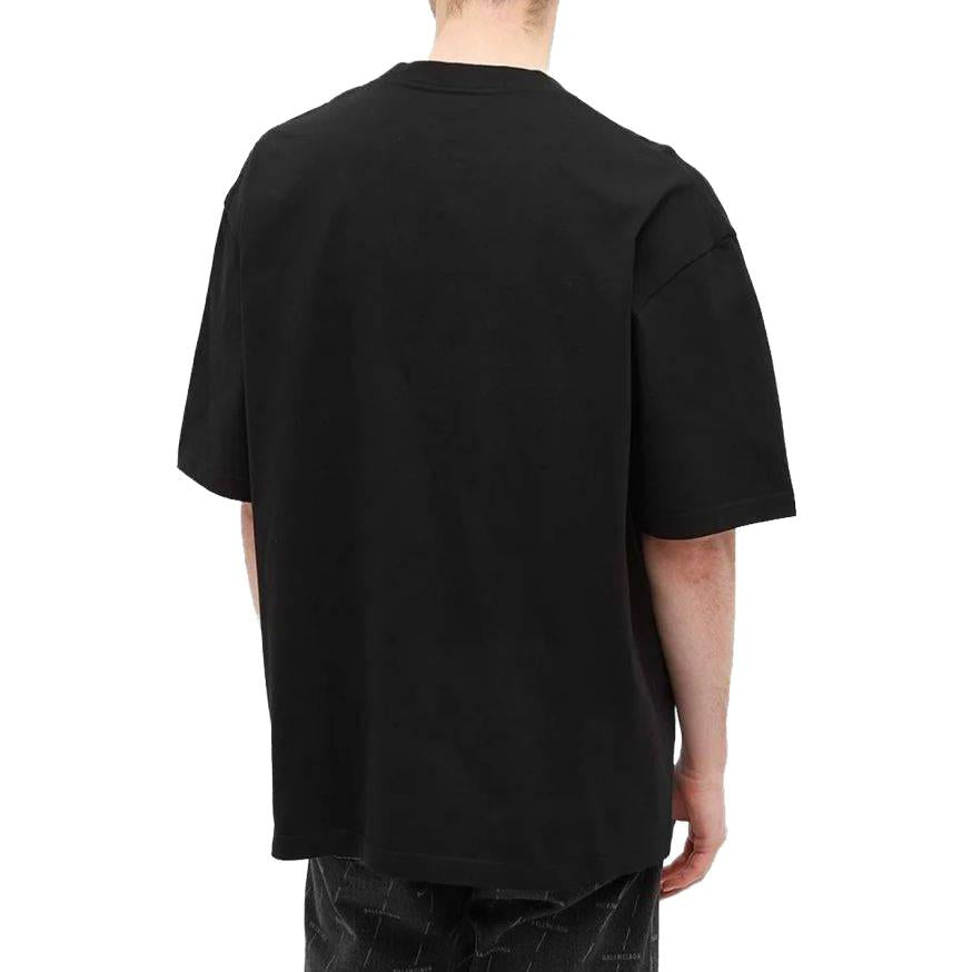 Balenciaga BB Corporate T-shirt Medium Fit 'Black' 612965TJV871070