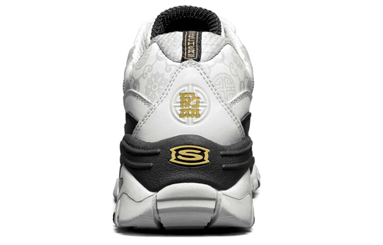 Skechers Energy Daddy Shoes 'White Black' 666130-WBK