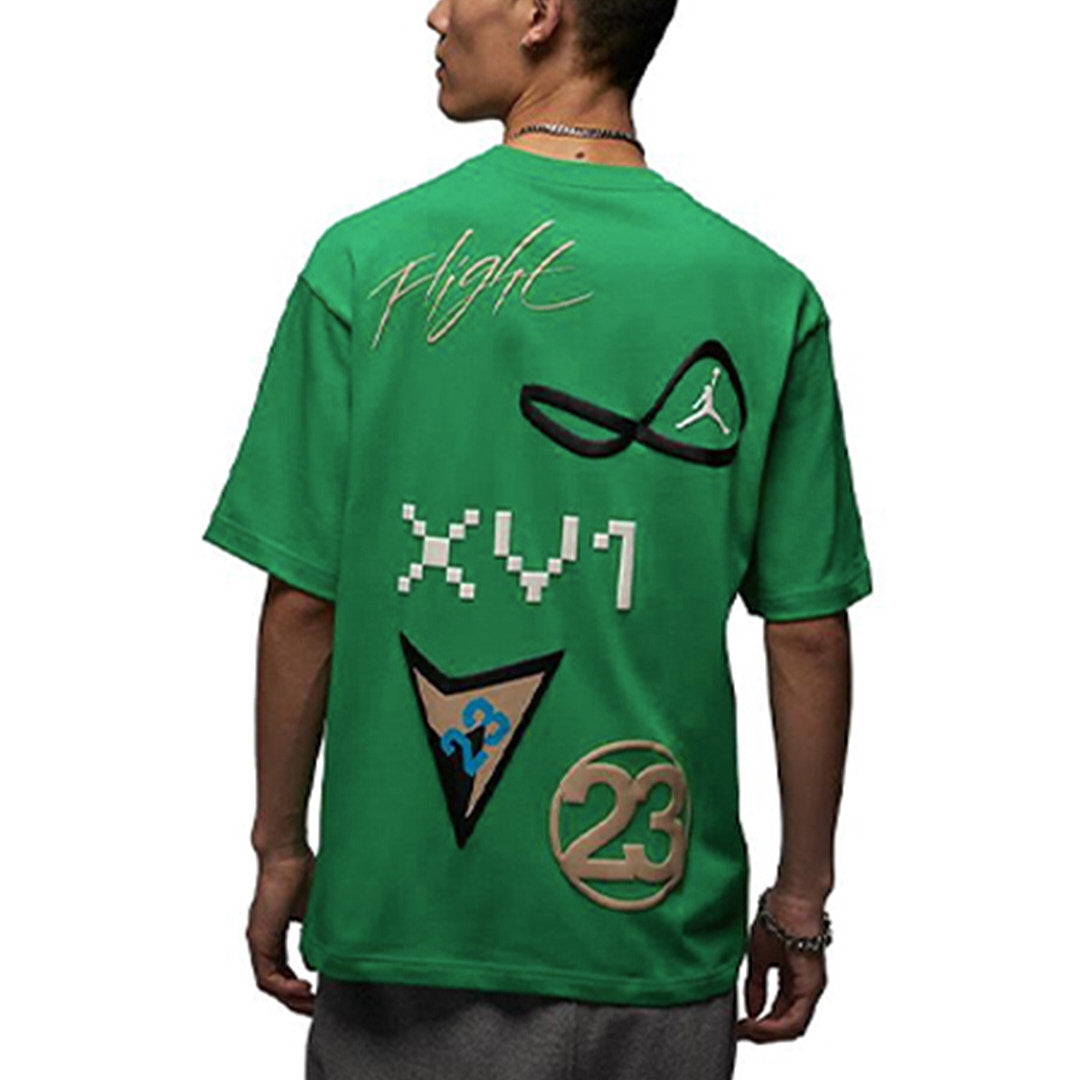 Air Jordan Flight Heritage 85 Graphic T-shirt 'Green' DX9562-310