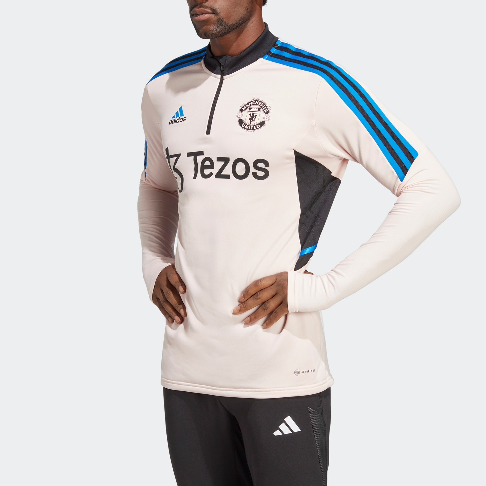 adidas Manchester United Condivo 22 Training Top 'Pink' IJ4848