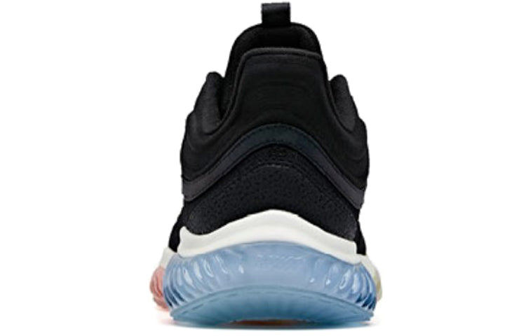 (WMNS) ANTA Running Series Sneakers 'Black White' 12945501-1