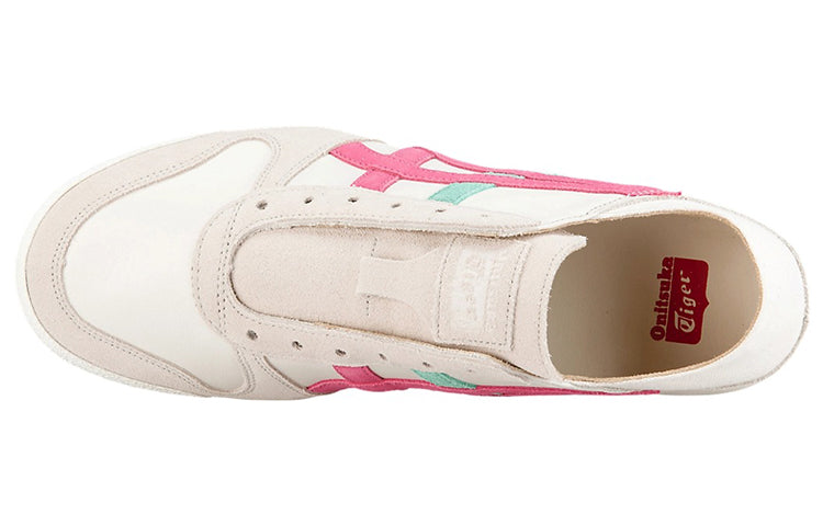 (WMNS) Onitsuka Tiger Hiina Slip-on Shoes 'White Grey Pink' 1182A052-200