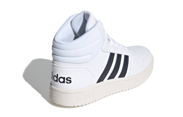 (PS) adidas Hoops 2.0 Mid J 'White Legend Ink' FY7700