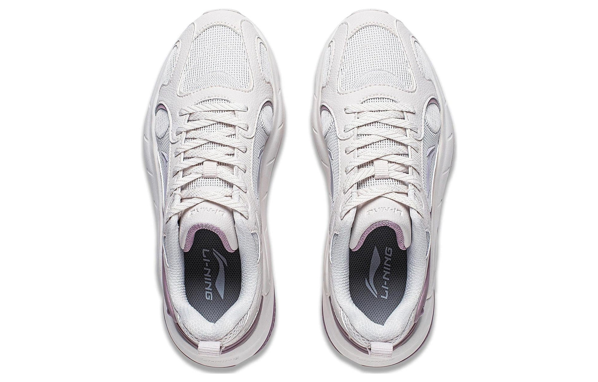 (WMNS) Li-Ning Coconut 'White Grey Purple' AGCT392-3