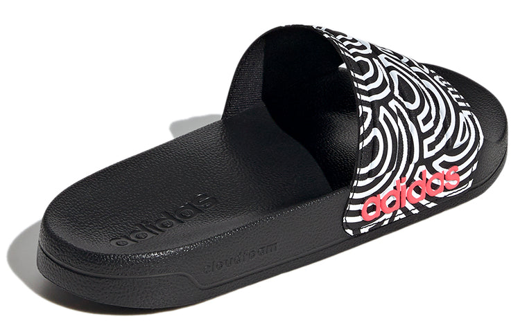 (WMNS) adidas Adilette Shower Slipper 'Black White' FX1200