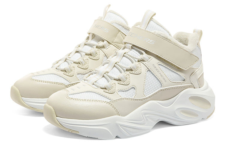 (GS) Skechers Sport Shoes 'Beige White' 303902L-NAT