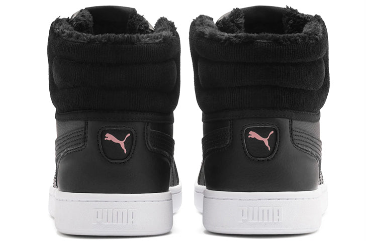 (WMNS) PUMA Vikky V2 Mid-Cut Winter 'Black Pink' 370279-01