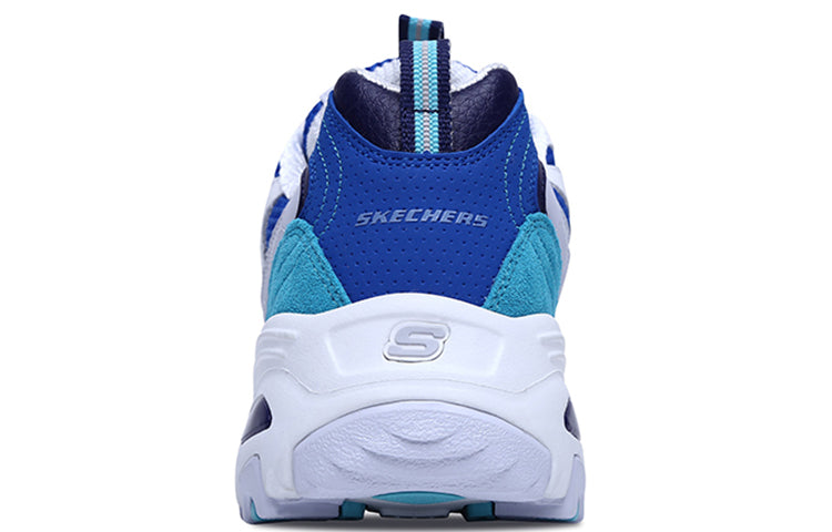 (WMNS) Skechers D'lites 1.0 White/Blue 13146-WBL