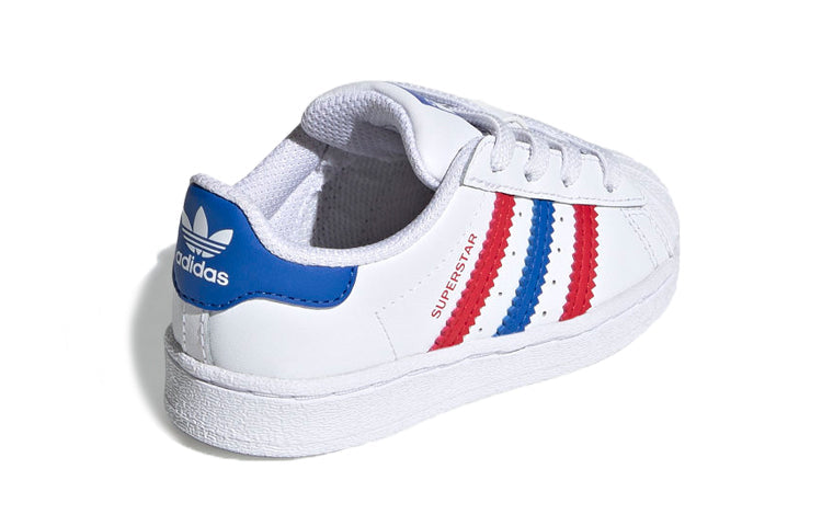 (TD) adidas originals Superstar 'White Red Blue' FW5849